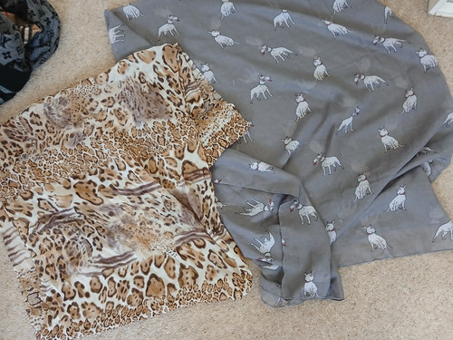 Scarves large grey english - x,