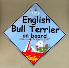 NEW - ENGLISH BULL TERRIER ON
