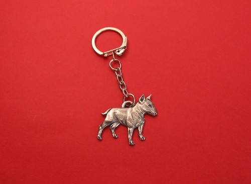 English bull terrier pewter - terrier,
