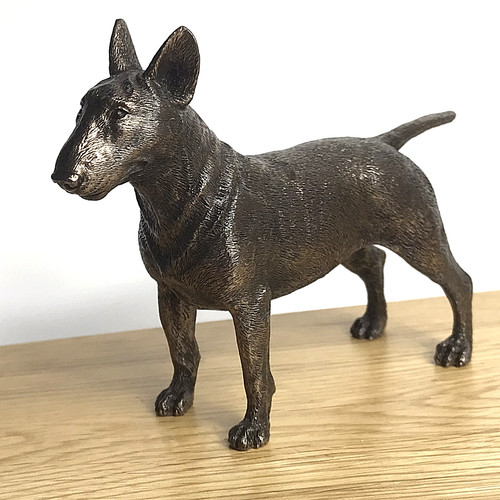 Cold cast bronze - cast, bull